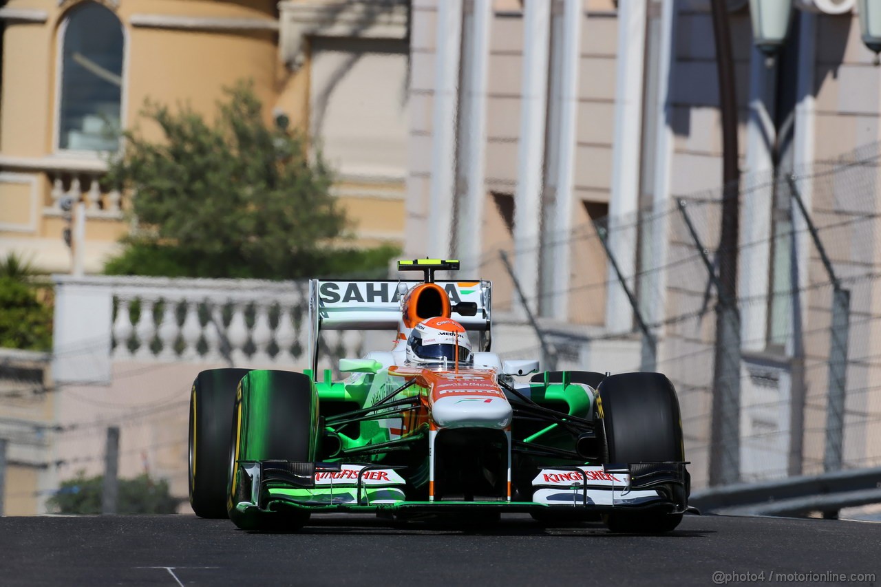 GP MONACO, 23.05.2013- Prove Libere 1, Adrian Sutil (GER), Sahara Force India F1 Team VJM06 