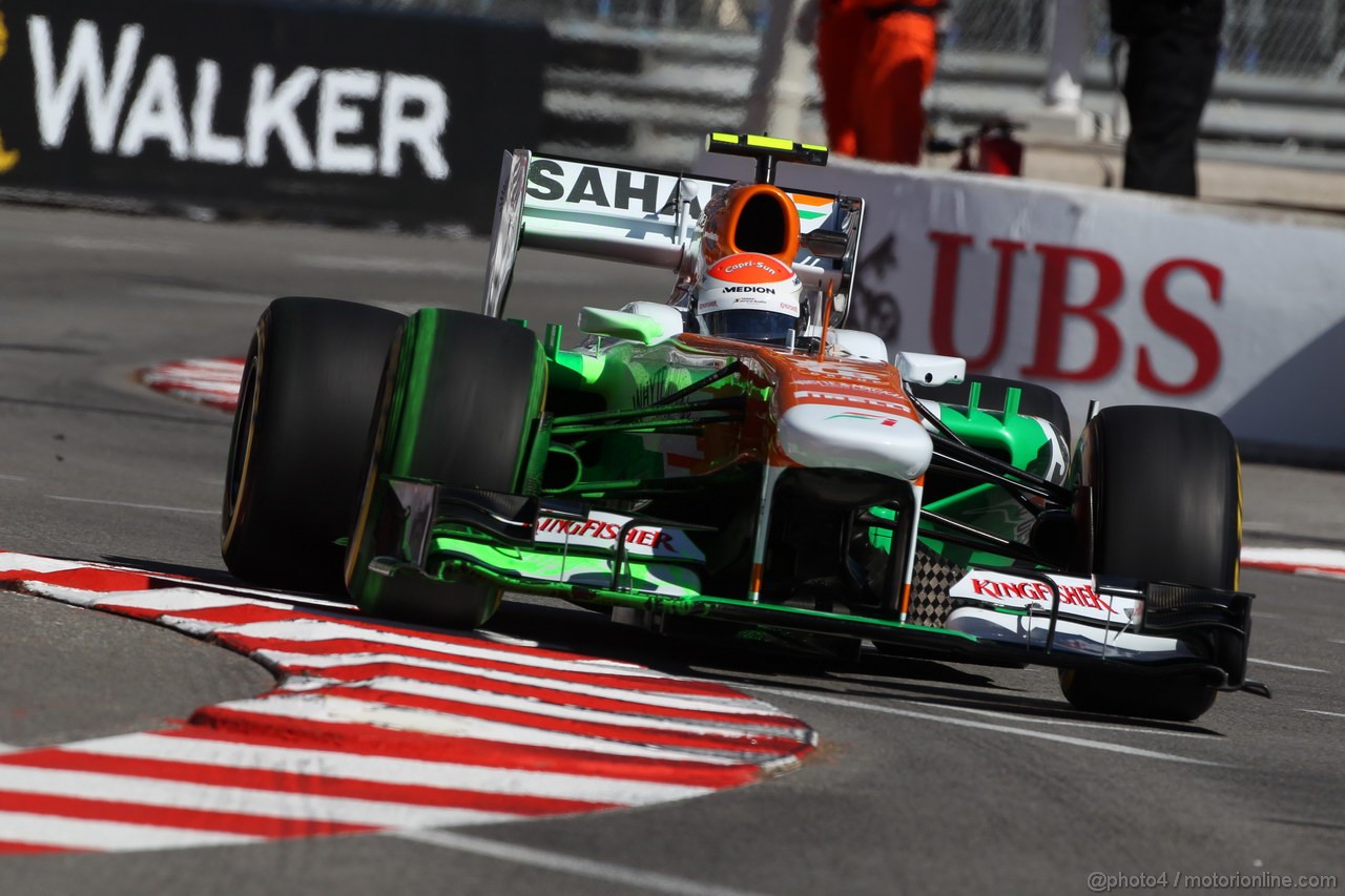 GP MONACO, 23.05.2013- Prove Libere 1, Adrian Sutil (GER), Sahara Force India F1 Team VJM06 