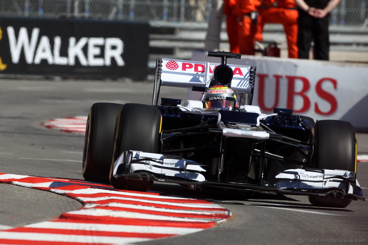 GP MONACO, 23.05.2013- Prove Libere 1, Pastor Maldonado (VEN) Williams F1 Team FW35 