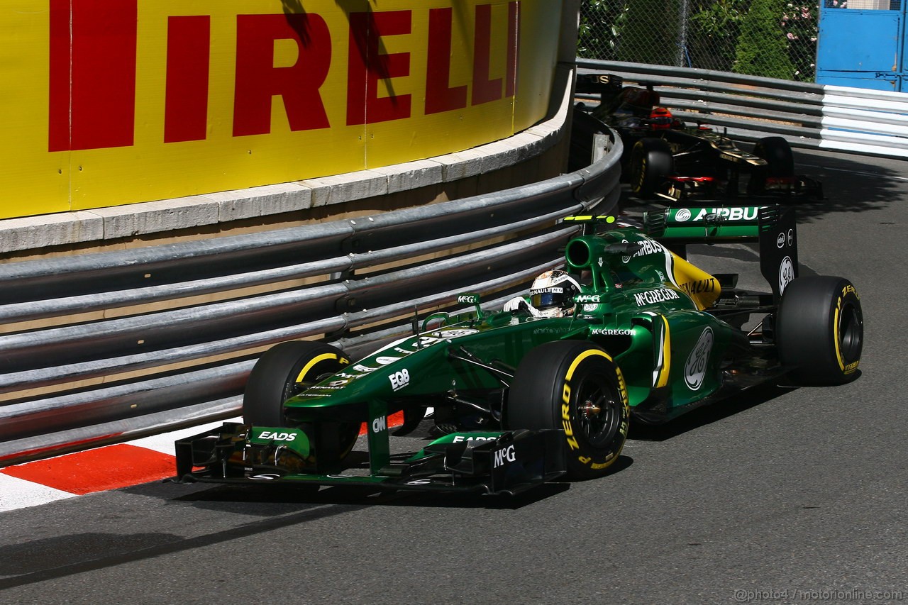 GP MONACO, 23.05.2013- Prove Libere 1, Giedo Van der Garde (NED), Caterham F1 Team CT03 