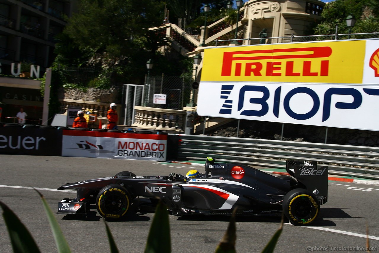 GP MONACO, 23.05.2013- Prove Libere 1, Romain Grosjean (FRA) Lotus F1 Team E21 