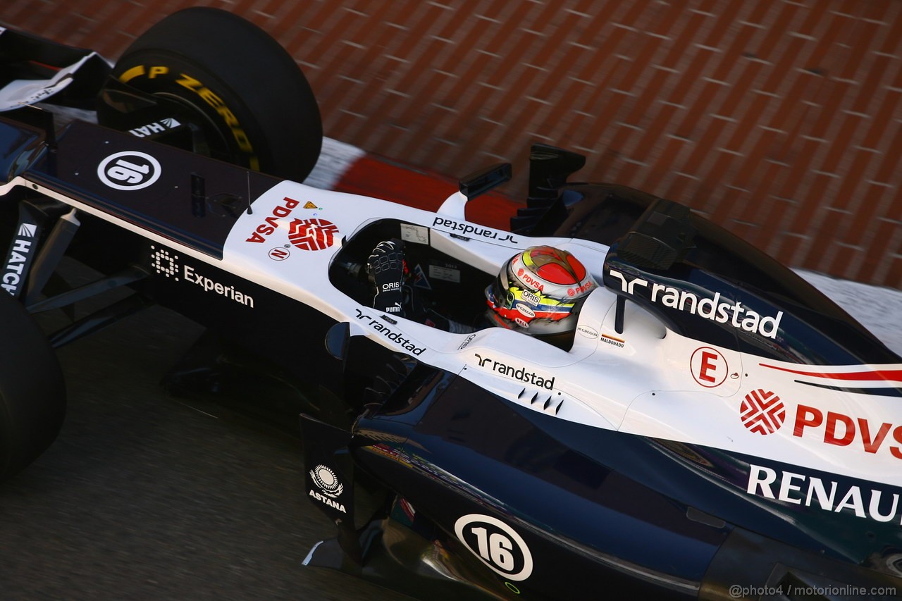 GP MONACO, 23.05.2013- Prove Libere 1, Pastor Maldonado (VEN) Williams F1 Team FW35 