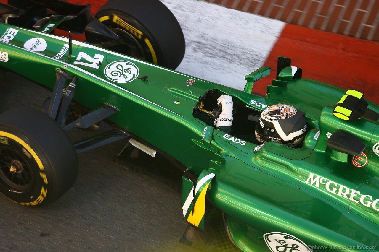 GP MONACO, 23.05.2013- Prove Libere 1, Giedo Van der Garde (NED), Caterham F1 Team CT03 
