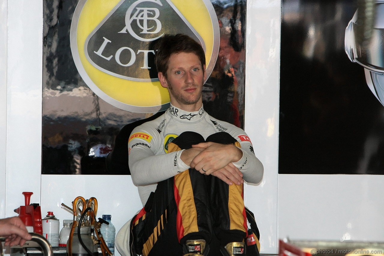 GP MONACO, 23.05.2013- Prove Libere 1, Romain Grosjean (FRA) Lotus F1 Team E21 