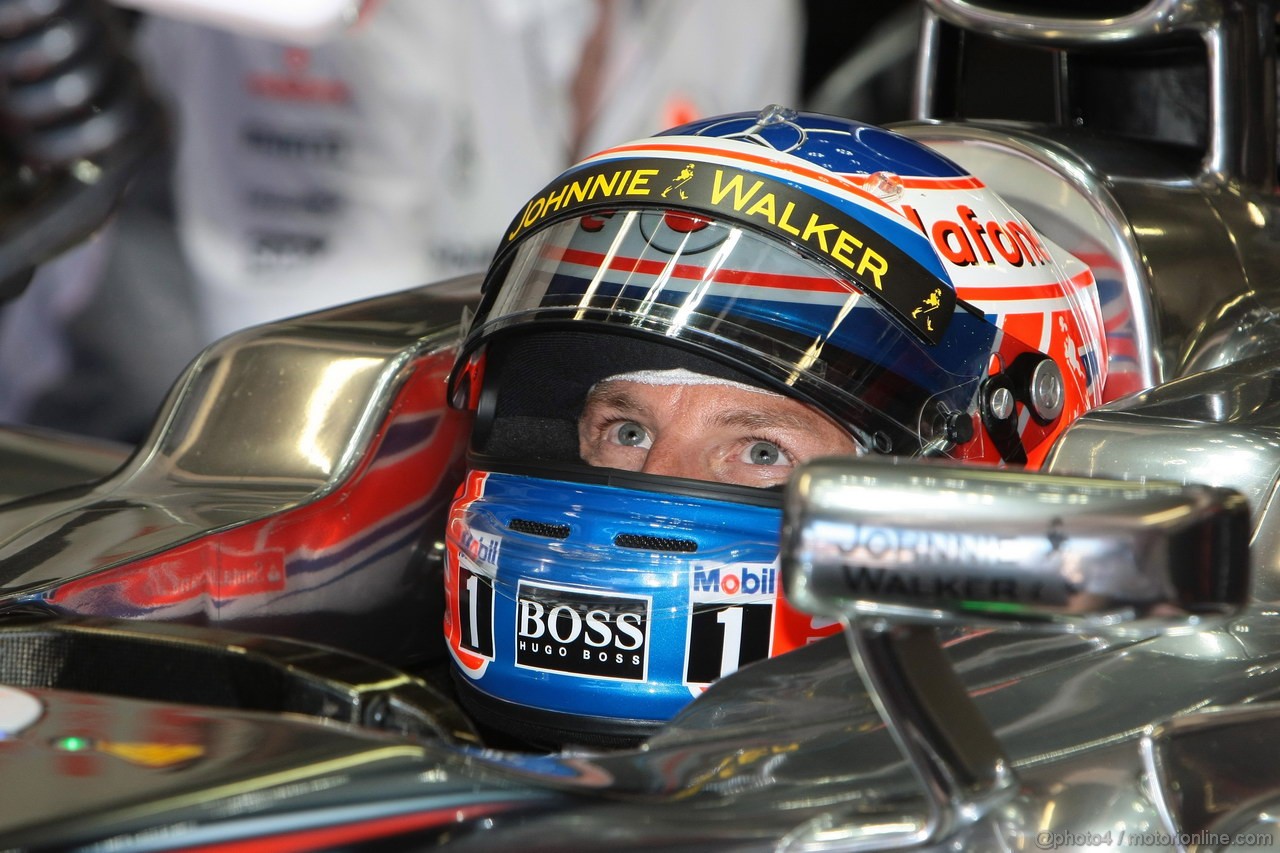 GP MONACO, 23.05.2013- Prove Libere 1, Jenson Button (GBR) McLaren Mercedes MP4-28 