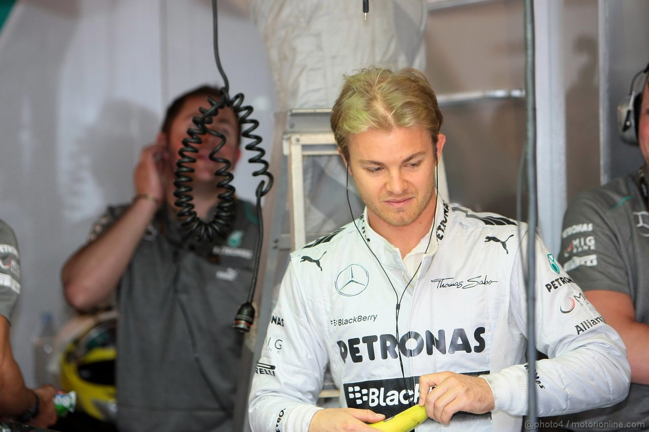 GP MONACO, 23.05.2013- Prove Libere 1, Nico Rosberg (GER) Mercedes AMG F1 W04 