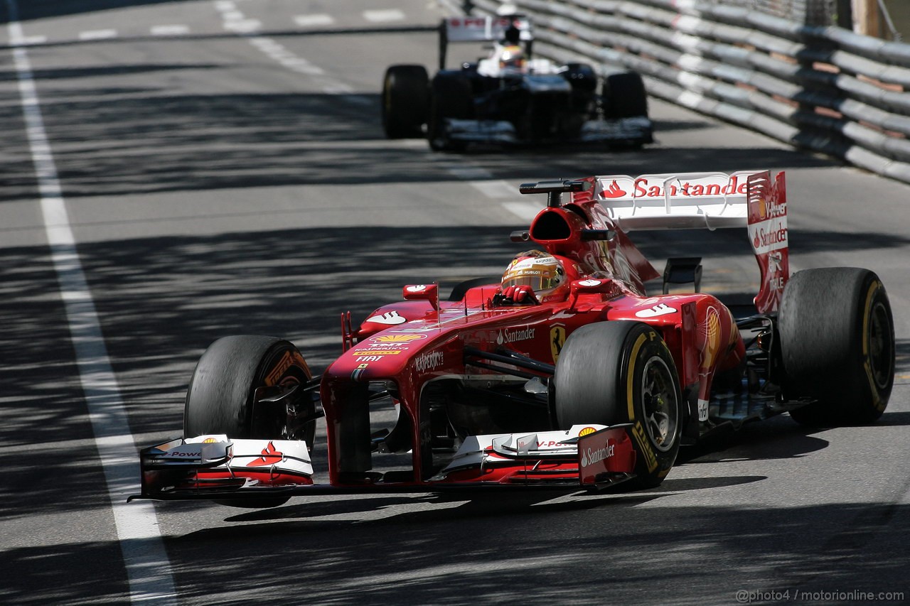 GP MONACO, 23.05.2013- Prove Libere 1, Fernando Alonso (ESP) Ferrari F138 