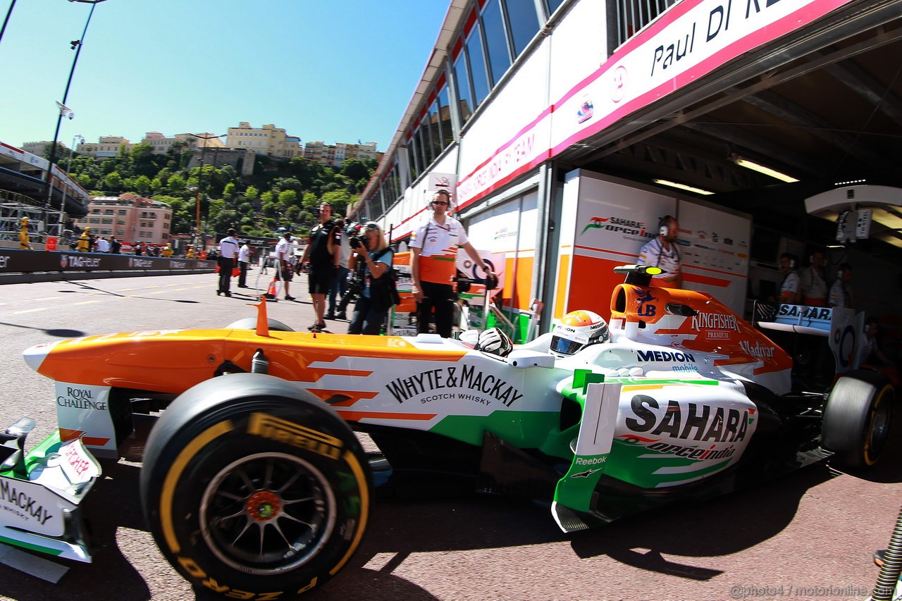 GP MONACO, 23.05.2013- Prove Libere 1, Adrian Sutil (GER), Sahara Force India F1 Team VJM06 