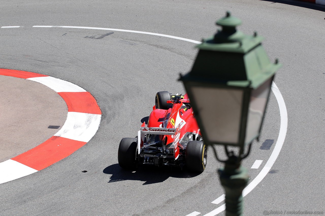GP MONACO, 23.05.2013- Prove Libere 1, Felipe Massa (BRA) Ferrari F138 