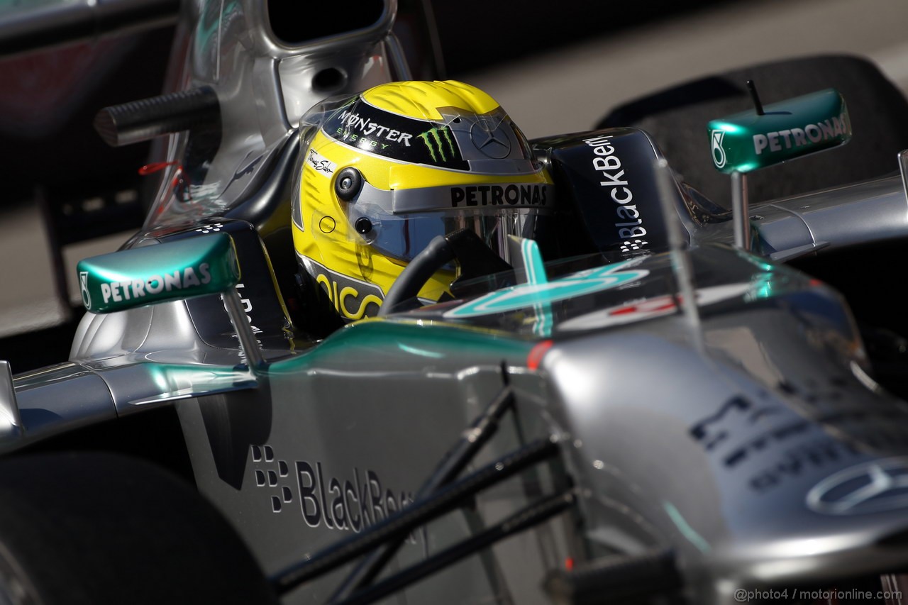 GP MONACO, 23.05.2013- Prove Libere 1, Nico Rosberg (GER) Mercedes AMG F1 W04 