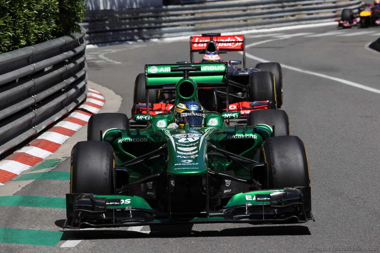 GP MONACO, 23.05.2013- Prove Libere 1, Charles Pic (FRA) Caterham F1 Team CT03 