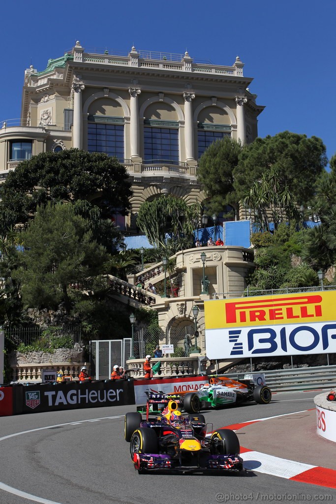 GP MONACO, 23.05.2013- Prove Libere 1, Mark Webber (AUS) Red Bull Racing RB9 