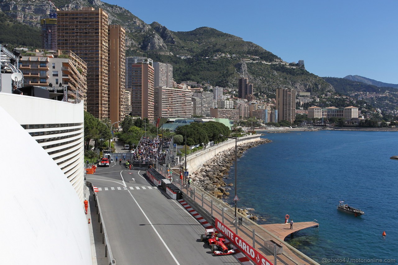 GP MONACO, 23.05.2013- Prove Libere 1, Felipe Massa (BRA) Ferrari F138 