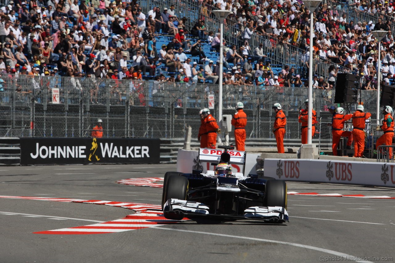 GP MONACO, 23.05.2013- Prove Libere 1, Pastor Maldonado (VEN) Williams F1 Team FW35 