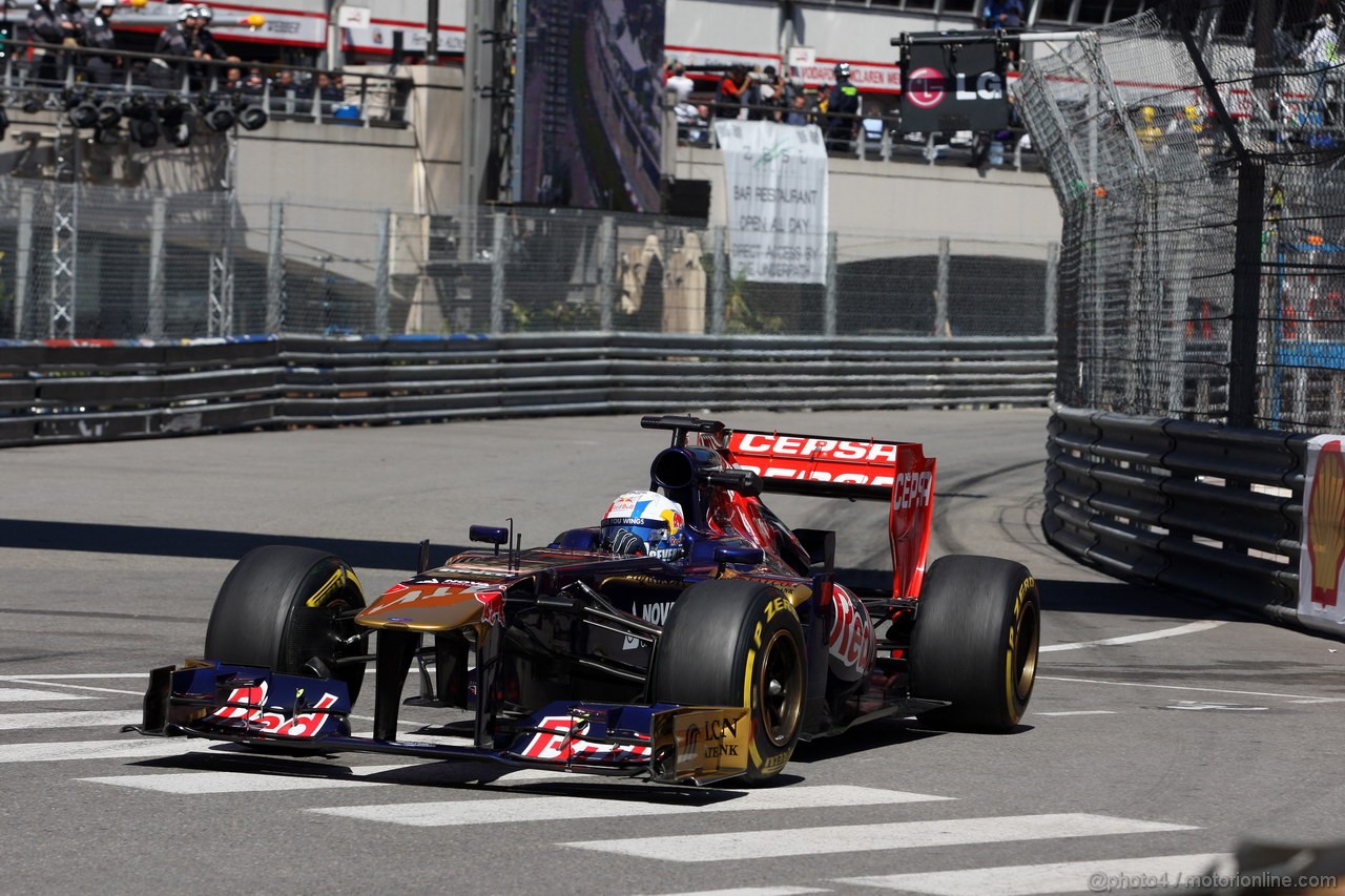 GP MONACO, 23.05.2013- Prove Libere 1, Jean-Eric Vergne (FRA) Scuderia Toro Rosso STR8 