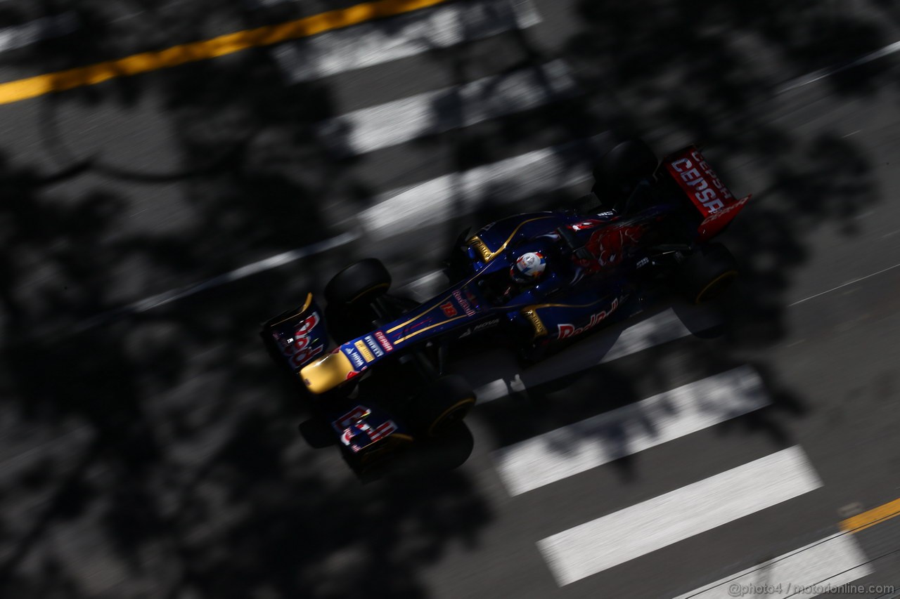 GP MONACO, 23.05.2013- Prove Libere 1, Jean-Eric Vergne (FRA) Scuderia Toro Rosso STR8 