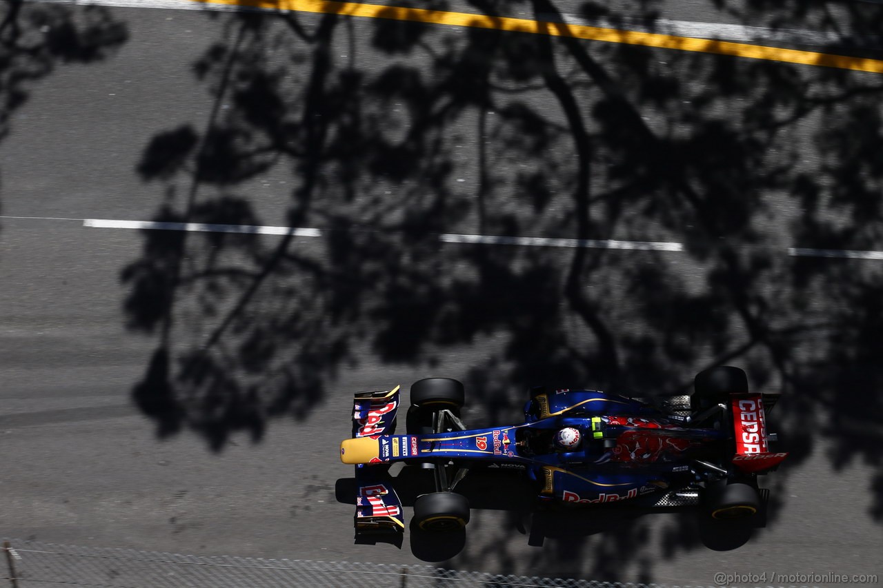 GP MONACO, 23.05.2013- Prove Libere 1, Daniel Ricciardo (AUS) Scuderia Toro Rosso STR8 