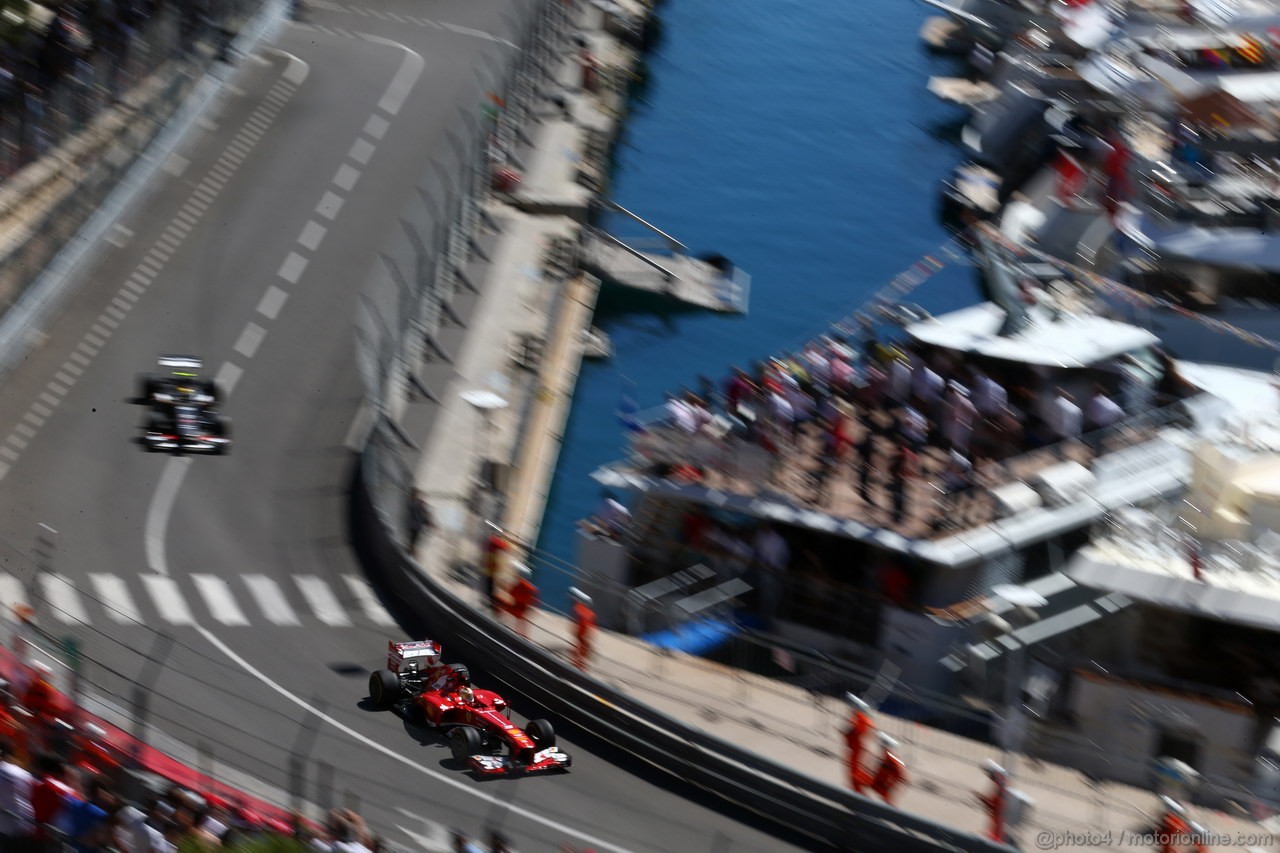 GP MONACO, 23.05.2013- Prove Libere 1, Fernando Alonso (ESP) Ferrari F138 