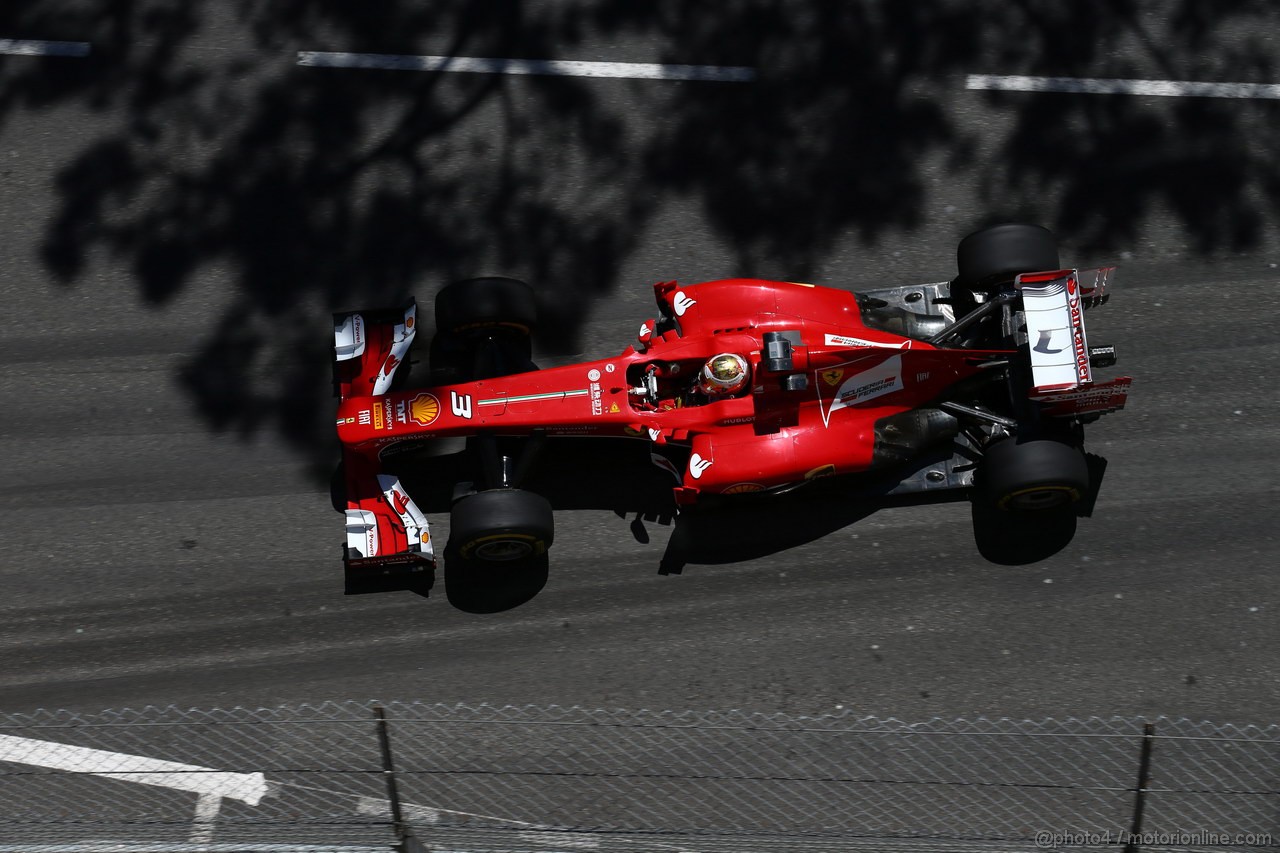 GP MONACO, 23.05.2013- Prove Libere 1, Fernando Alonso (ESP) Ferrari F138 