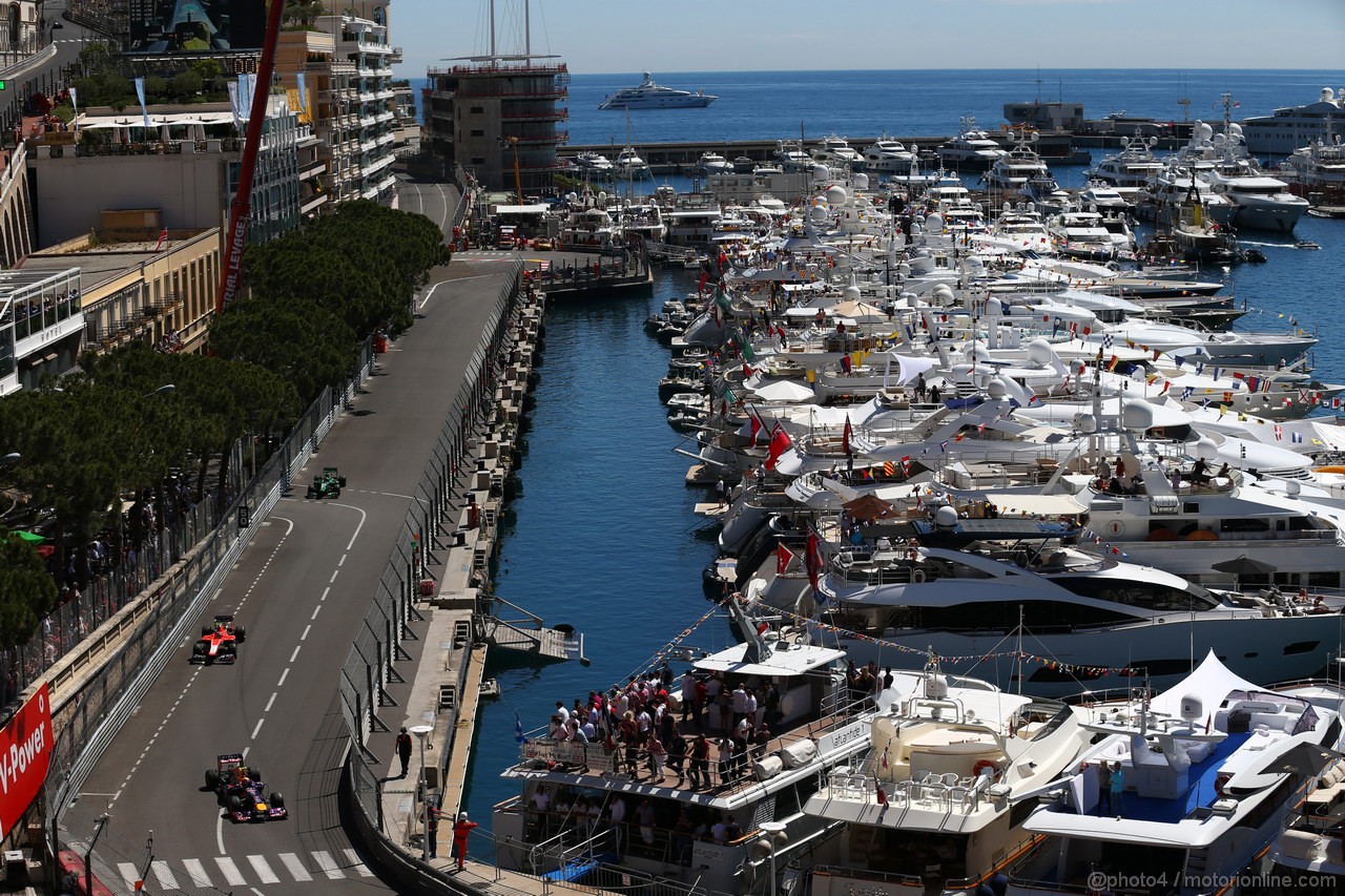 GP MONACO, 23.05.2013- Prove Libere 1, Mark Webber (AUS) Red Bull Racing RB9 
