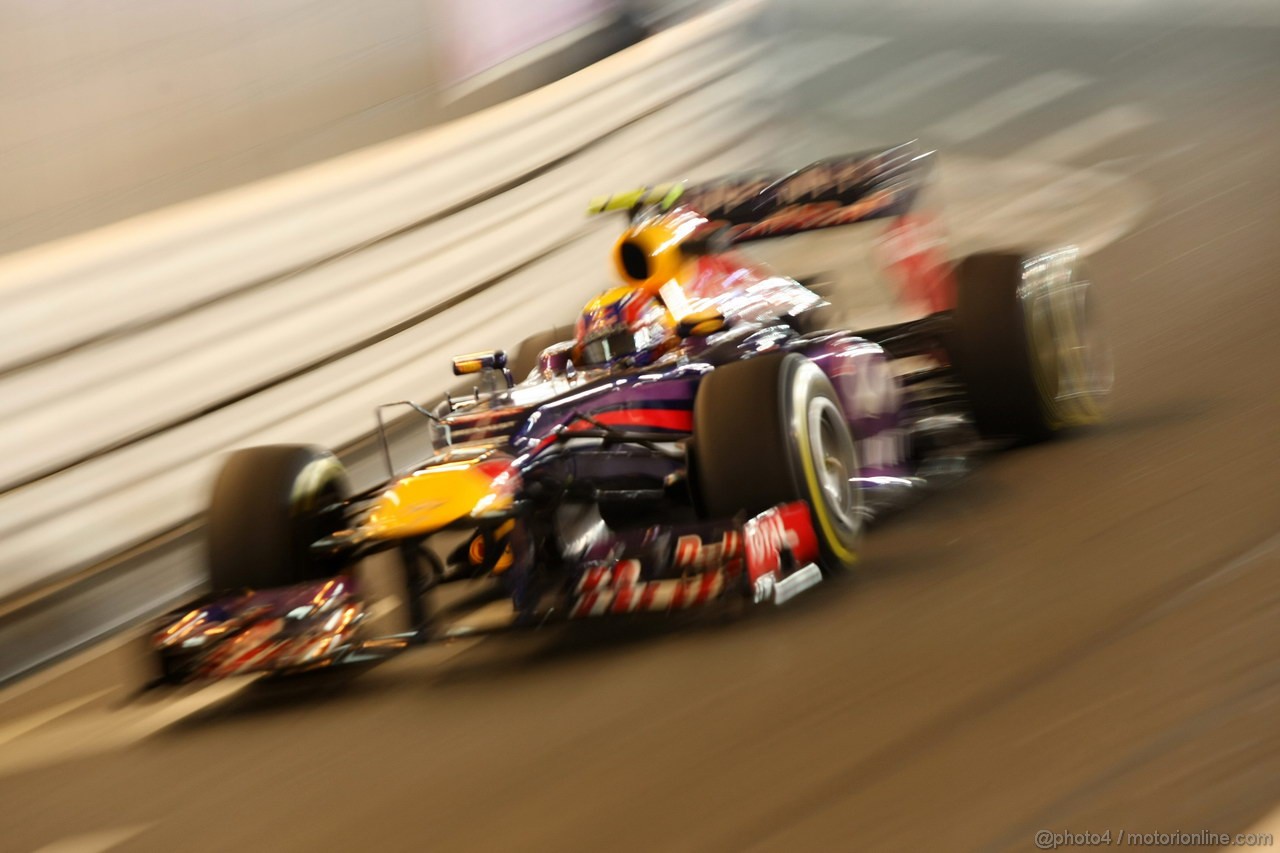 GP MONACO, 23.05.2013- Prove Libere 2, Mark Webber (AUS) Red Bull Racing RB9 