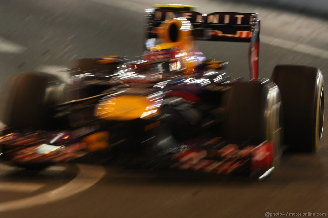 GP MONACO, 23.05.2013- Prove Libere 2, Mark Webber (AUS) Red Bull Racing RB9 