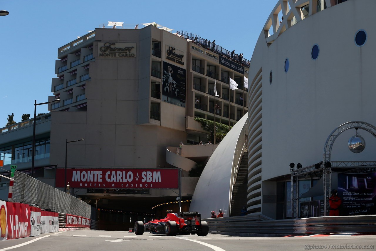 GP MONACO, 23.05.2013- Prove Libere 2, Max Chilton (GBR), Marussia F1 Team MR02 