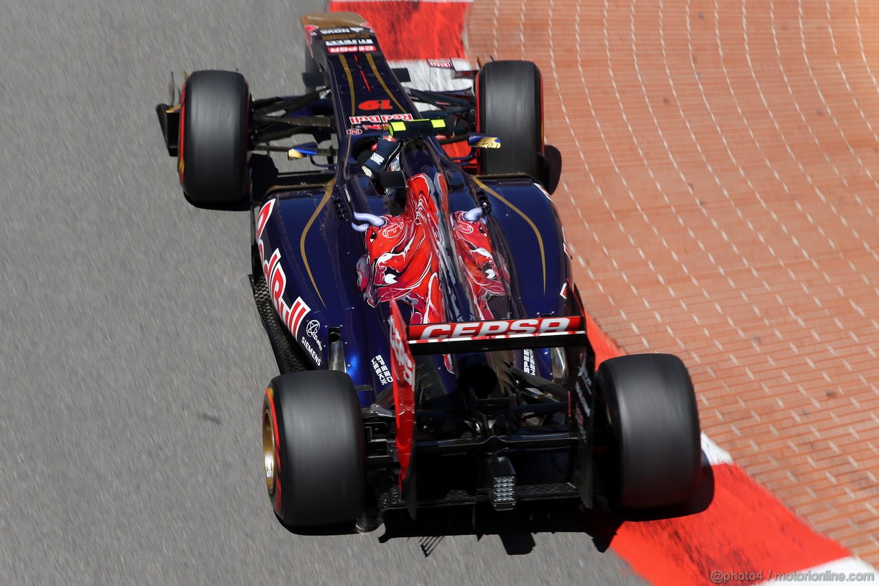 GP MONACO, 23.05.2013- Prove Libere 2, Daniel Ricciardo (AUS) Scuderia Toro Rosso STR8 