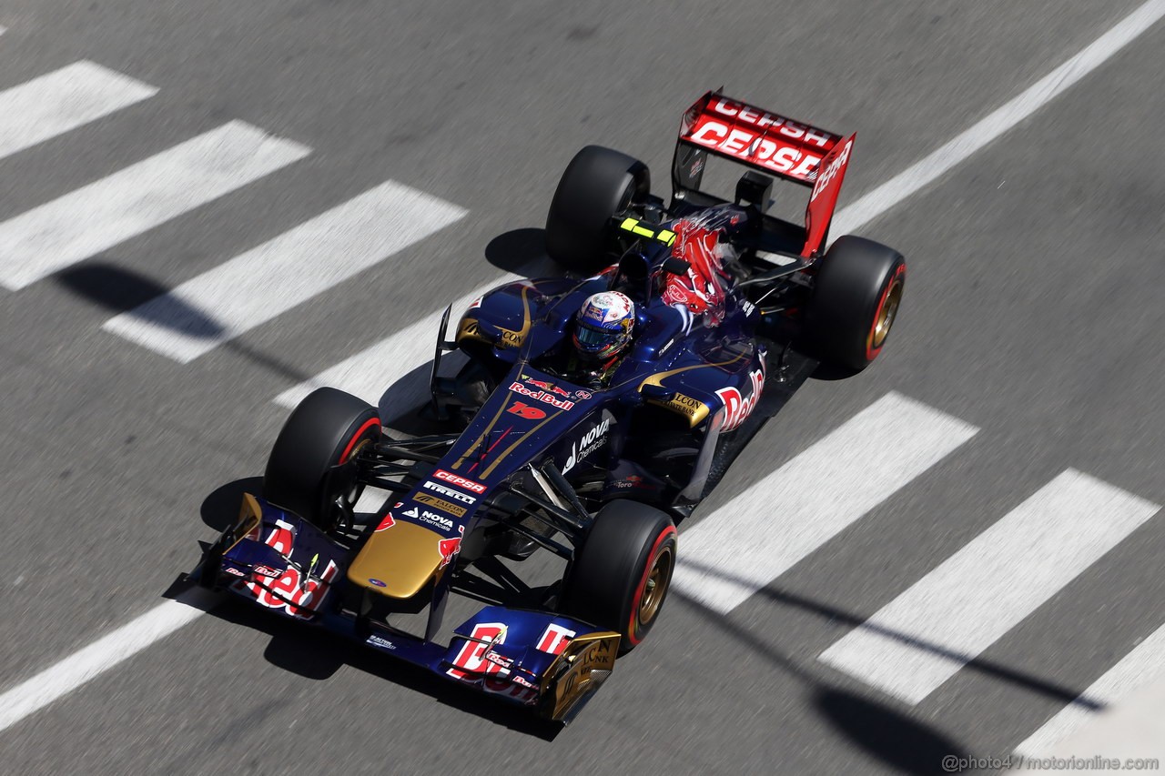 GP MONACO, 23.05.2013- Prove Libere 2, Daniel Ricciardo (AUS) Scuderia Toro Rosso STR8 