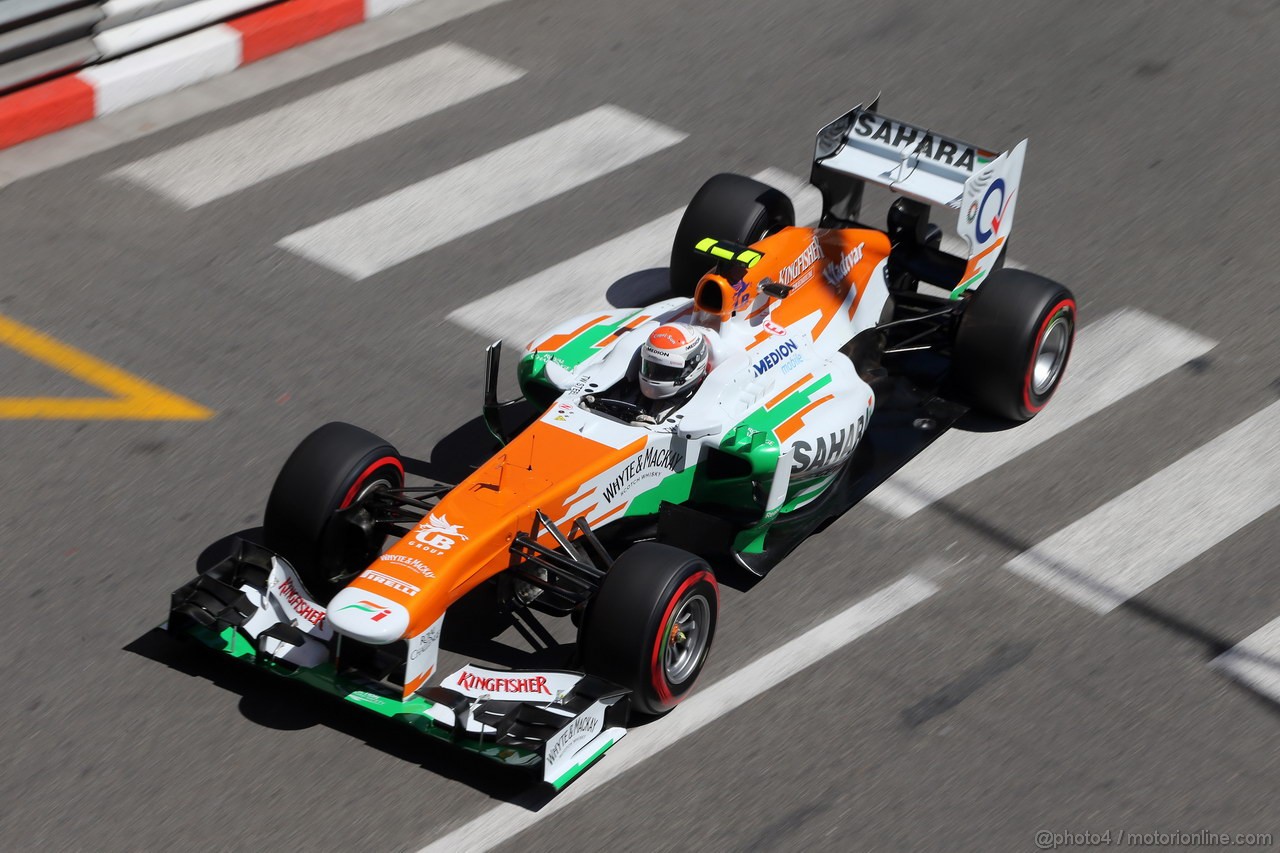 GP MONACO, 23.05.2013- Prove Libere 2, Adrian Sutil (GER), Sahara Force India F1 Team VJM06 
