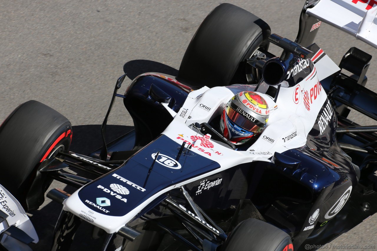 GP MONACO, 23.05.2013- Prove Libere 2, Pastor Maldonado (VEN) Williams F1 Team FW35 
