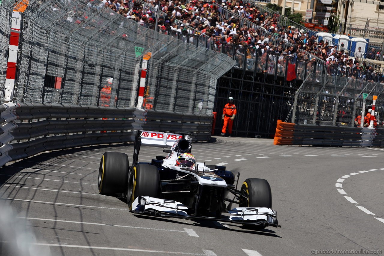 GP MONACO, 23.05.2013- Prove Libere 2, Pastor Maldonado (VEN) Williams F1 Team FW35 