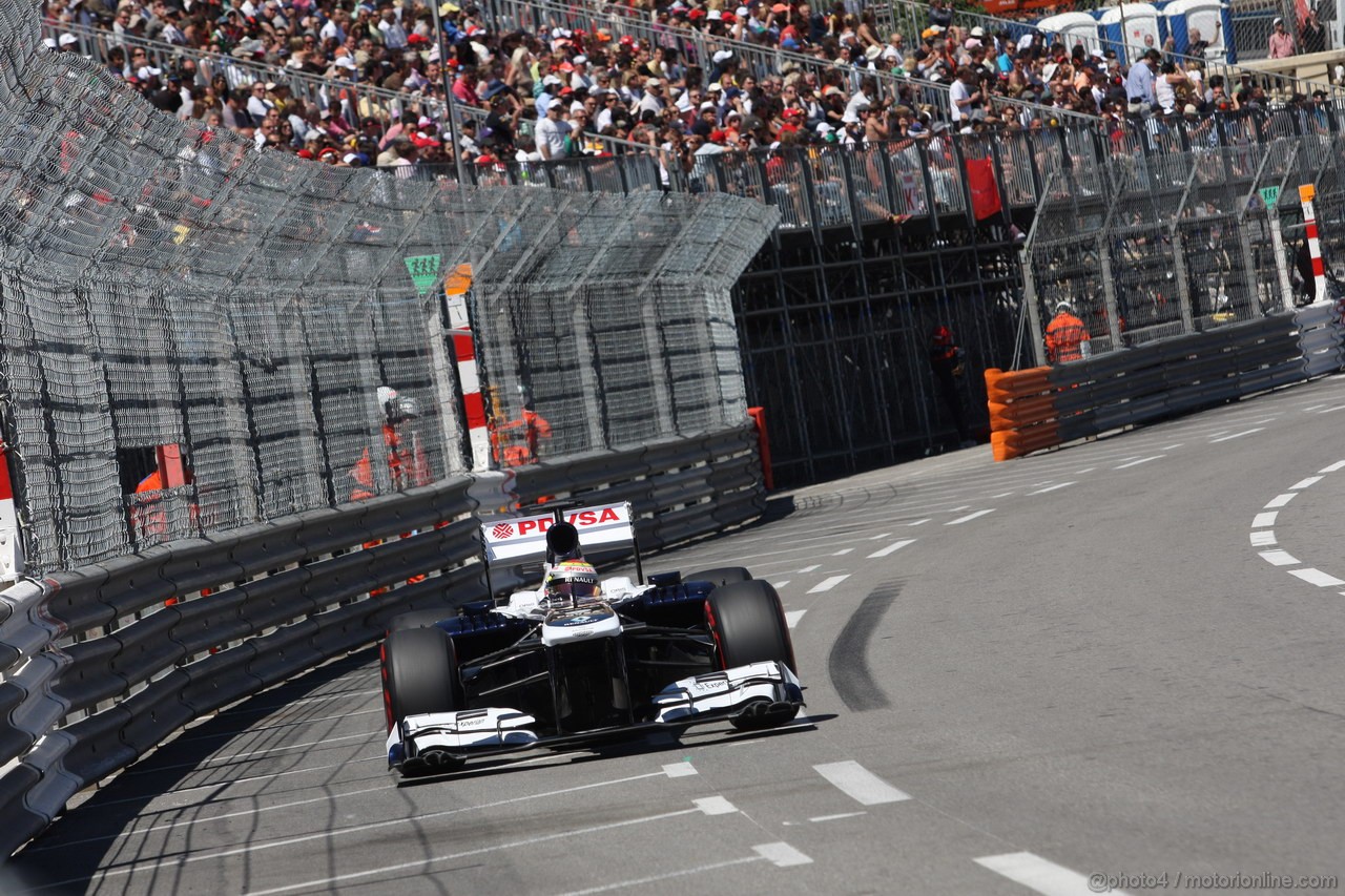 GP MONACO, 23.05.2013- Prove Libere 2, Pastor Maldonado (VEN) Williams F1 Team FW35 