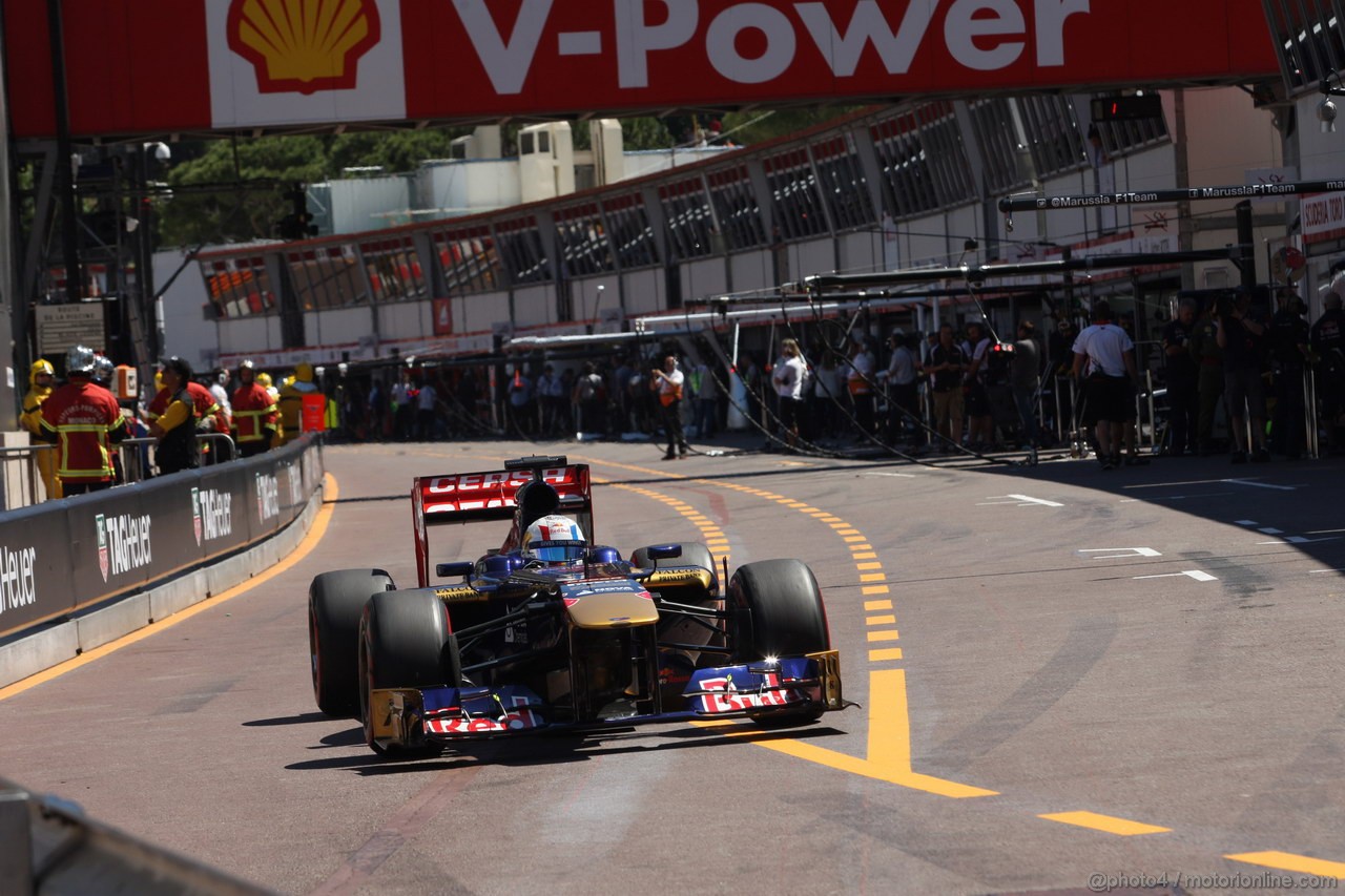 GP MONACO, 23.05.2013- Prove Libere 2, Jean-Eric Vergne (FRA) Scuderia Toro Rosso STR8 