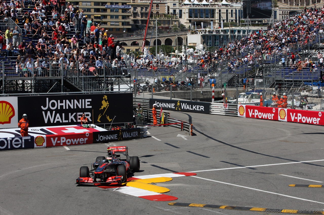GP MONACO, 23.05.2013- Prove Libere 2, Sergio Perez (MEX) McLaren MP4-28 