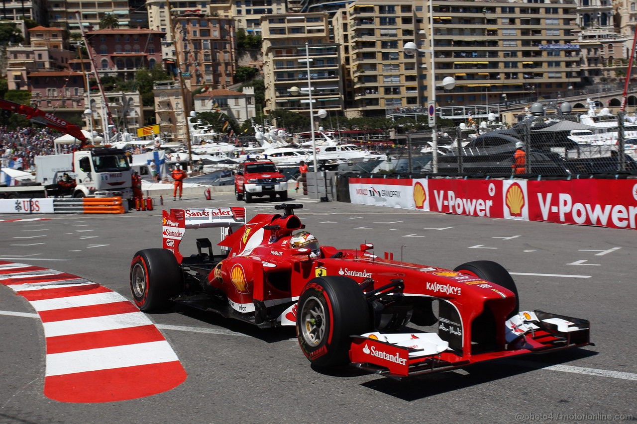 GP MONACO, 23.05.2013- Prove Libere 2, Fernando Alonso (ESP) Ferrari F138 