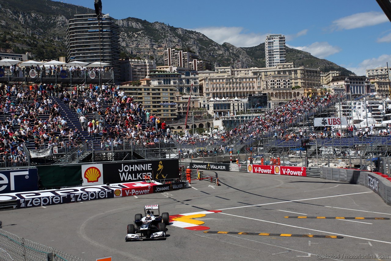 GP MONACO, 23.05.2013- Prove Libere 2, Pastor Maldonado (VEN) Williams F1 Team FW35 