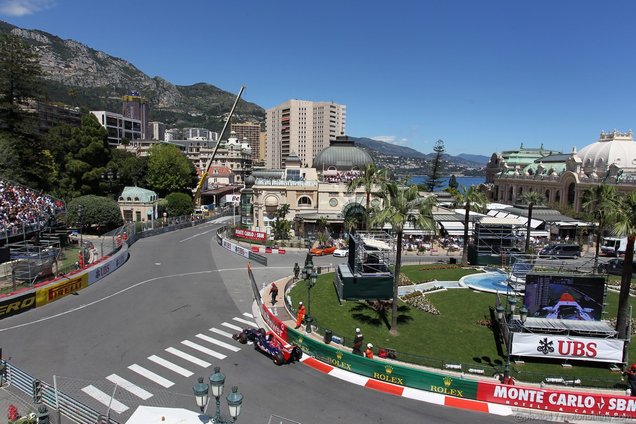 GP MONACO, 23.05.2013- Prove Libere 2, Jean-Eric Vergne (FRA) Scuderia Toro Rosso STR8 