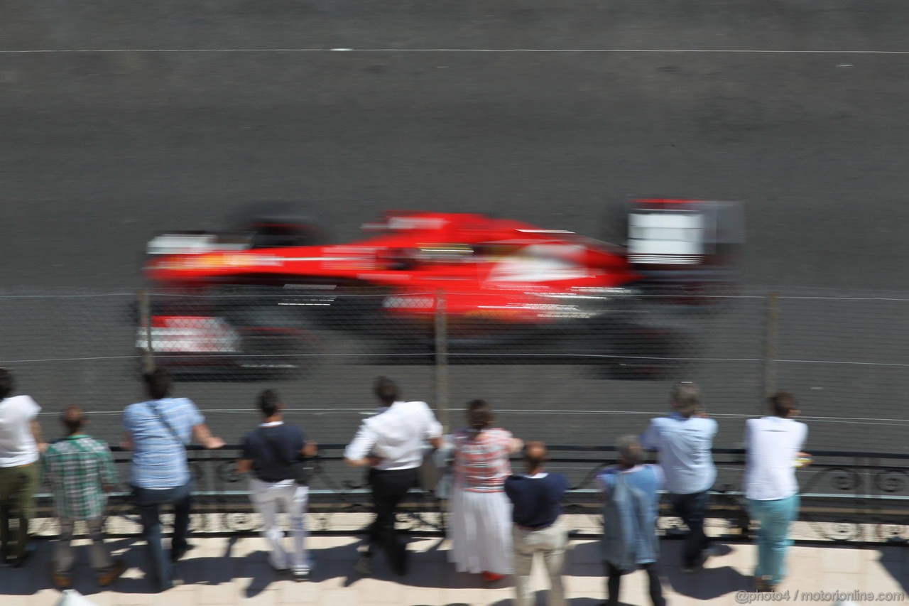 GP MONACO, 23.05.2013- Prove Libere 2, Fernando Alonso (ESP) Ferrari F138 
