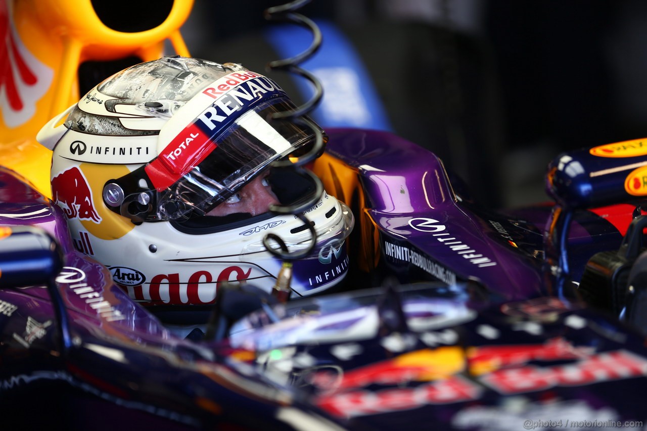 GP MONACO, 23.05.2013- Prove Libere 2, Sebastian Vettel (GER) Red Bull Racing RB9