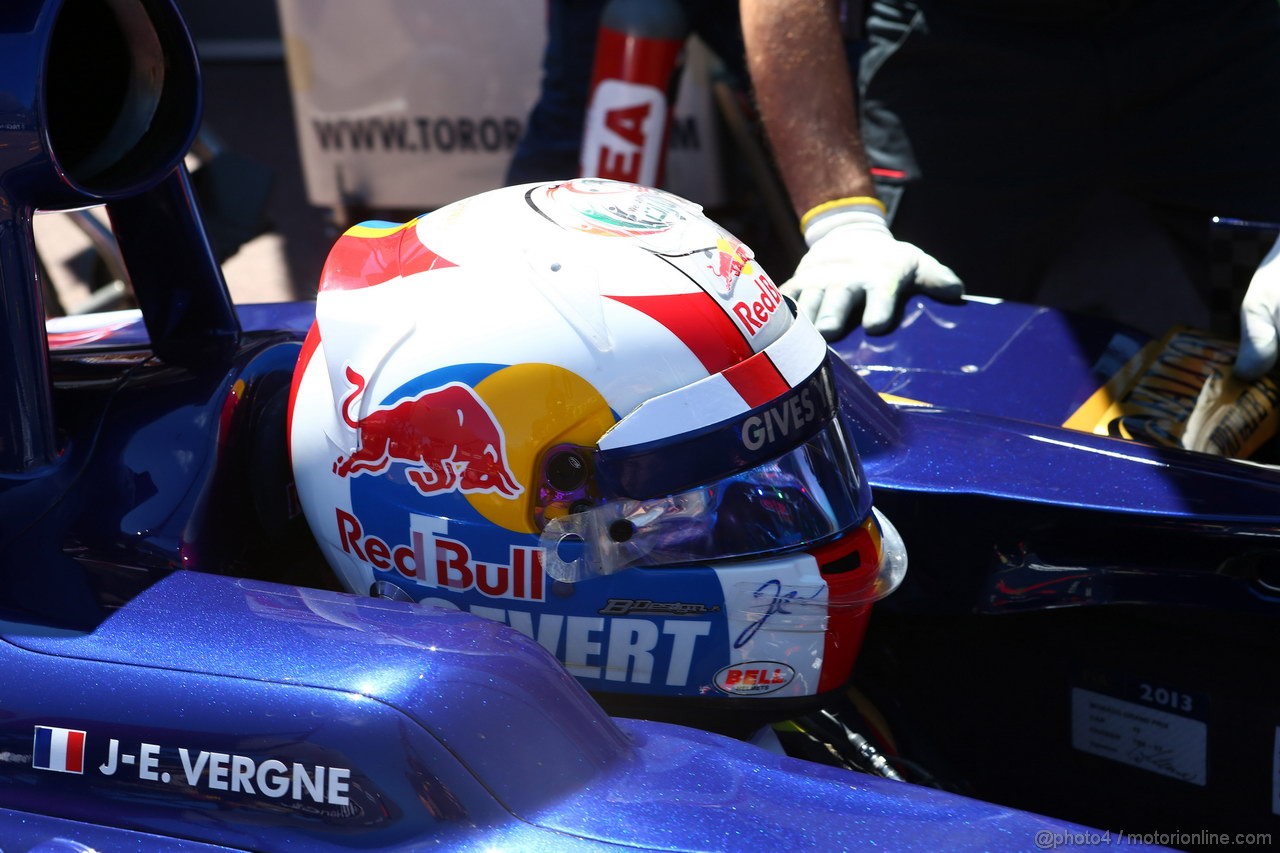 GP MONACO, 23.05.2013- Prove Libere 2, Jean-Eric Vergne (FRA) Scuderia Toro Rosso STR8 