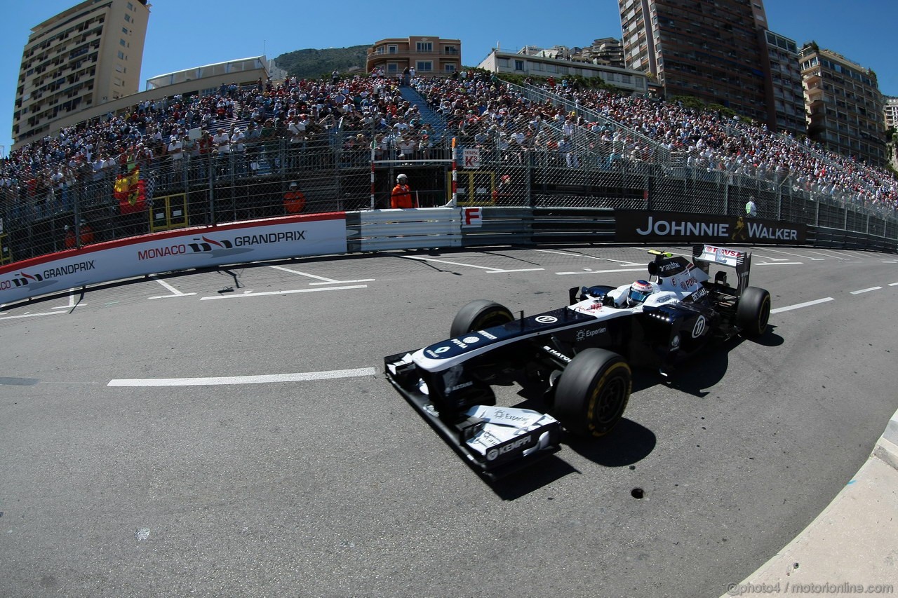 GP MONACO, 23.05.2013- Prove Libere 2, Valtteri Bottas (FIN), Williams F1 Team FW35 