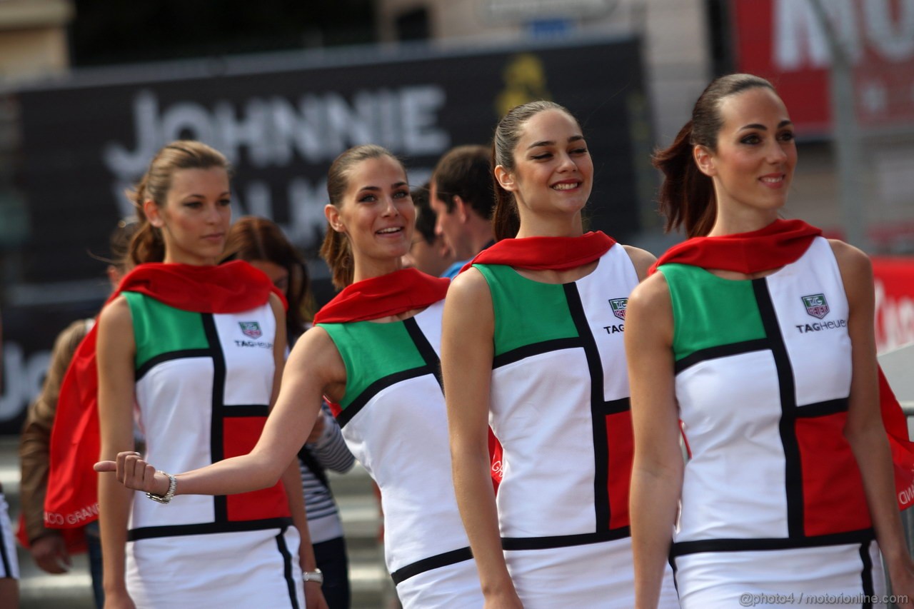 GP MONACO, 23.05.2013-  griglia Ragazzas
