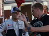 GP MONACO, 23.05.2013- Valtteri Bottas (FIN), Williams F1 Team FW35 e Mika Salo (FIN)