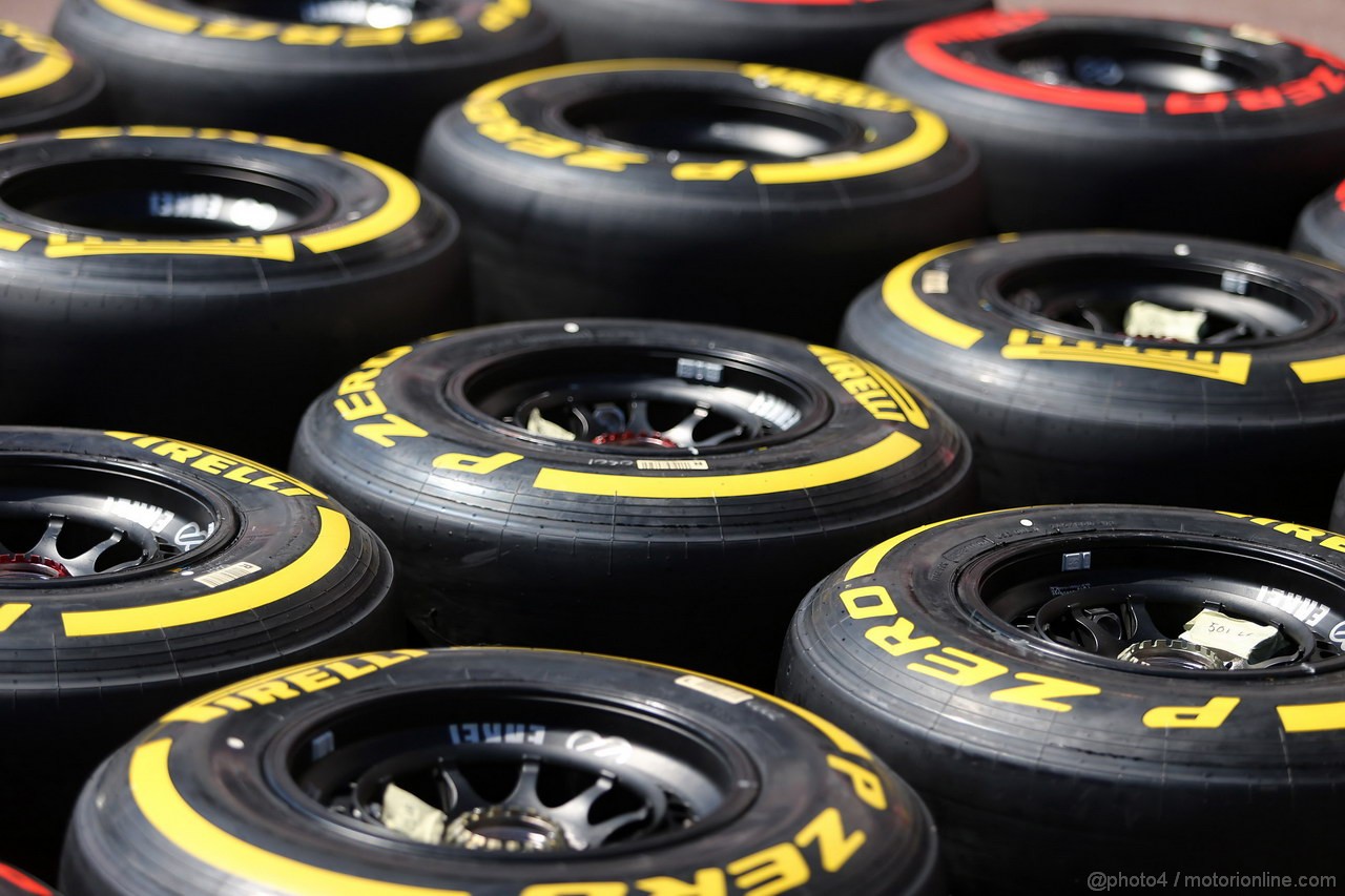 GP MONACO, 22.05.2013- Pirelli Tyres