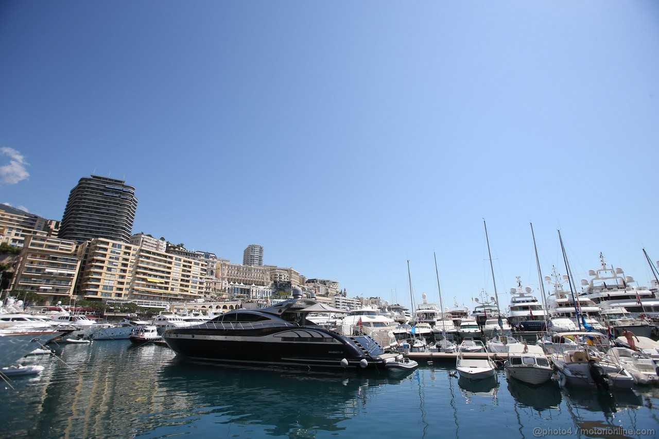 GP MONACO, 22.05.2013- Monte Carlo harbour