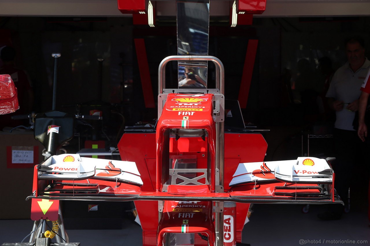 GP MONACO, 22.05.2013- Ferrari F138, detail