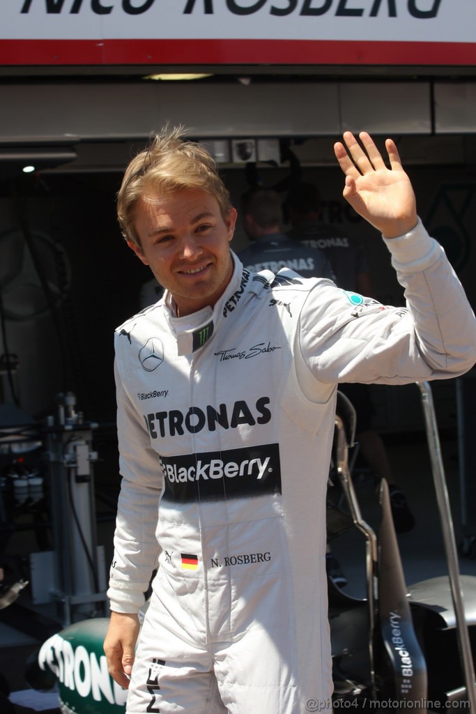 GP MONACO, 22.05.2013- Nico Rosberg (GER) Mercedes AMG F1 W04 
