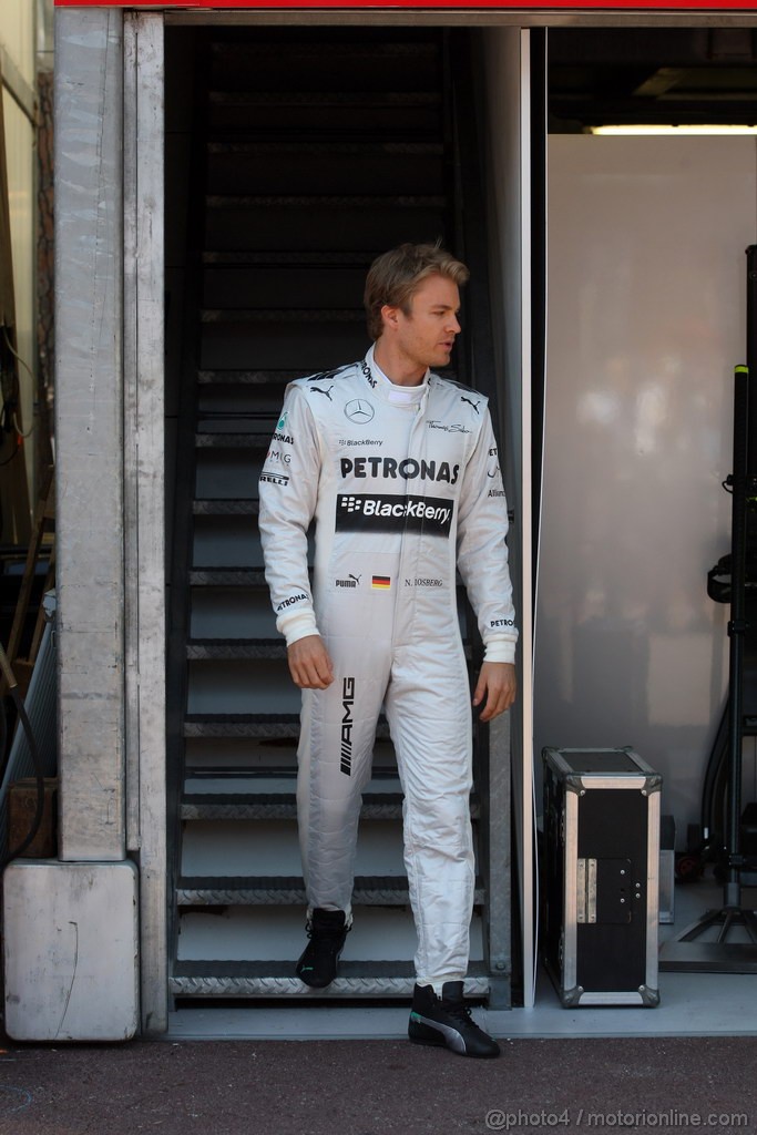 GP MONACO, 22.05.2013- Nico Rosberg (GER) Mercedes AMG F1 W04