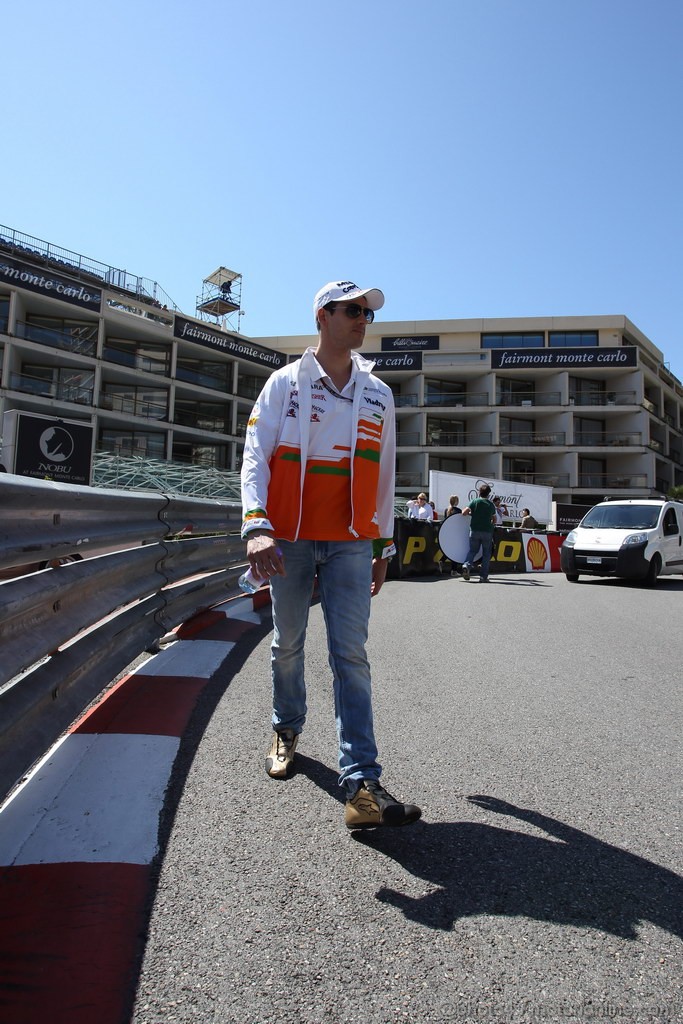 GP MONACO, 22.05.2013- Adrian Sutil (GER), Sahara Force India F1 Team VJM06 